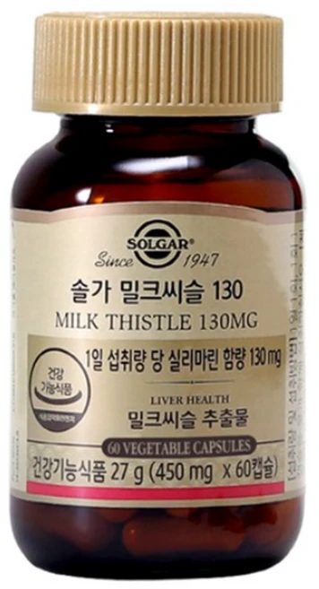 솔가 밀크씨슬 130 27g, 60정, 1개 - 쿠팡