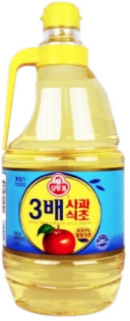 오뚜기 3배사과식초 1.8L x2개, 2개