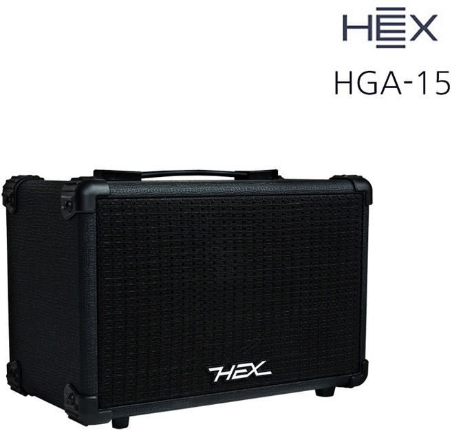 헥스 15W 일렉기타 앰프, HGA-15 BK, BK (블랙), 1개