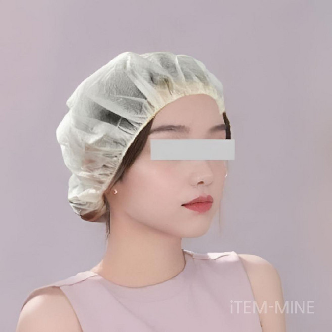 1회용 의자헤드커버 천갈이 덮개 치과 일회용 의자 헤드 커버 100개 머리받침 헤드쿠션, 파란색 스트라이프캡 100개 (10g 19인치)