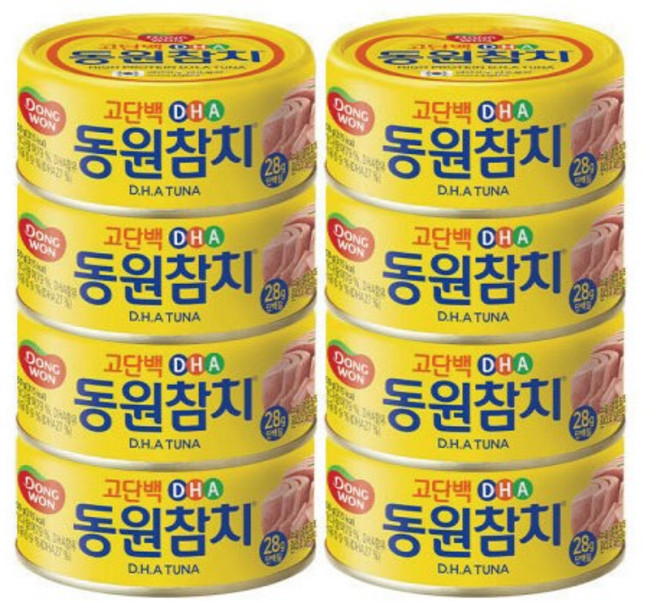 동원 참치 150g 6캔, 8개
