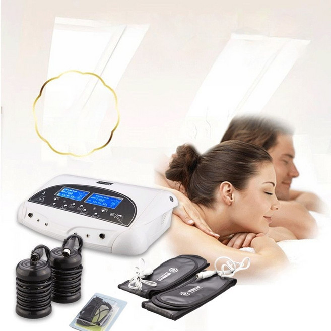 족욕기 습식 건식 듀얼3세대 디톡스 발족욕 이온 족욕탕, A. 하얀색