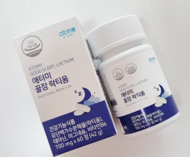 애터미 꿀잠 락티움 60정 X 2개 - 쿠팡