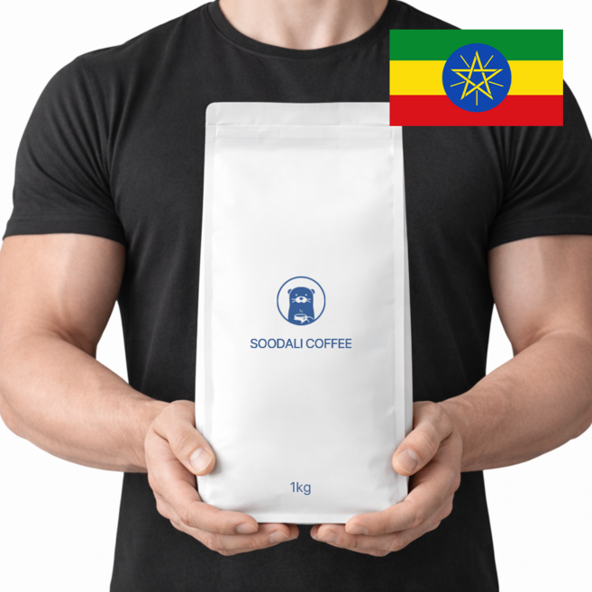 수달리커피 에티오피아 예가체프 G2 원두 커피, 홀빈(분쇄안함), 1kg, 1개