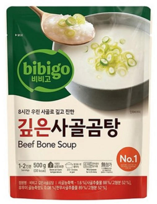 비비고 깊은사골곰탕500g, 500g, 1개