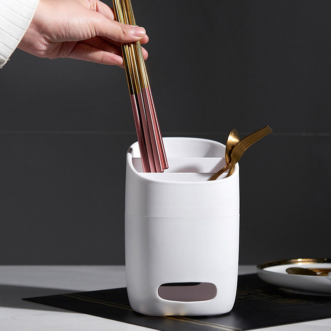 모나코올리브 모던 규조토 수저통, 규조토 수저통 화이트, 1개