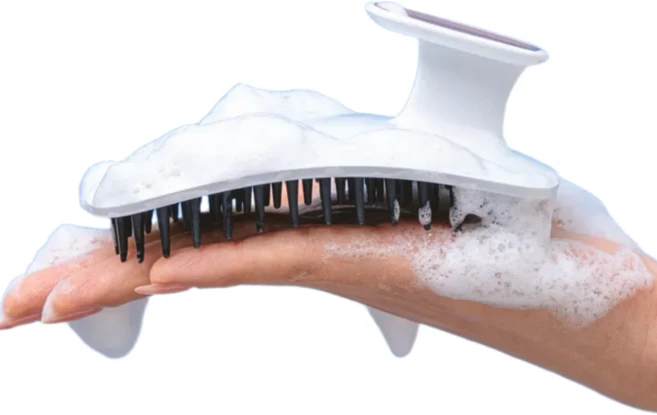 3세대(프리미엄) 스칼프본 샴푸브러쉬 두피 마사지(약국 탈모센터 입점), 실버(오리지날소프트), 1개 - 쿠팡