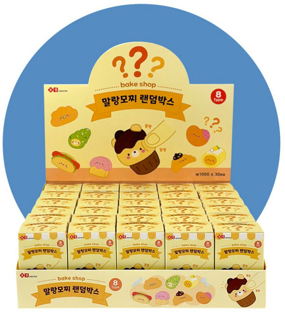 일정문구 30000 베이크샵 말랑 모찌 30개입박스 정품 말랑이, 1개