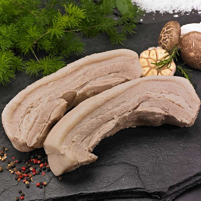 삼겹수육 통보쌈 500g 1kg 야들야들 쫄깃한 스팀하우스공법 삼겹보쌈, 1개