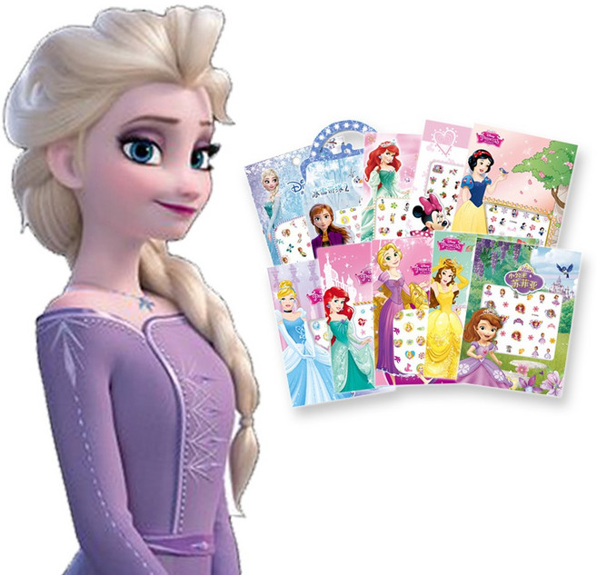 캐보트 10종 키즈 아동 네일스티커 겨울왕국 공주캐릭터