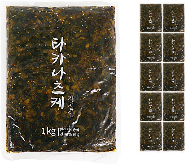 타카나츠케 (갓절임) 1kg, 10개