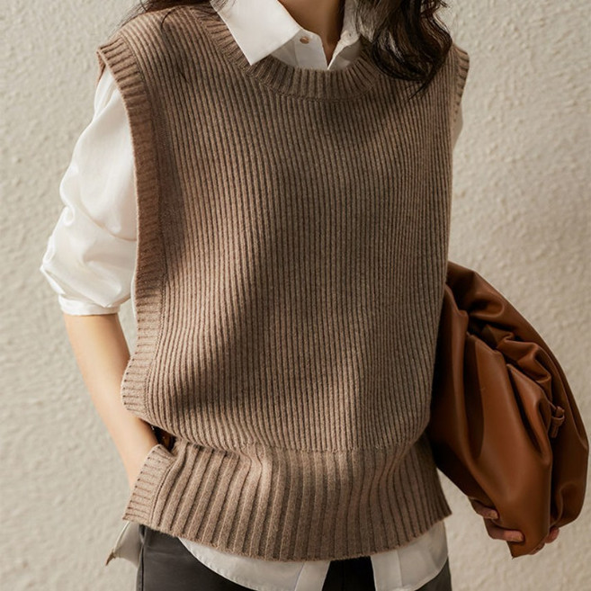 여성 카일라 캐주얼 니트 조끼