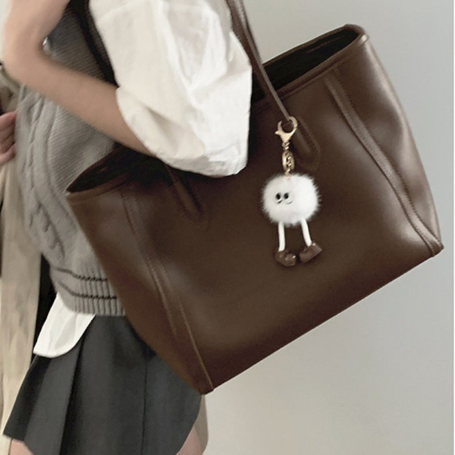 B&C.Room 빈티지 여성 핸드백 토트백 여성 숄더백 대용량 통근용 가방 패션 캐주얼 백팩 지퍼 백 심플 무지 토트백 무지 가방 선물 선물