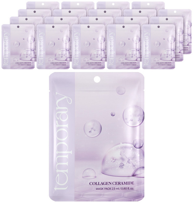 템포러리 콜라겐 세라마이드 마스크팩, 2개, 10개입
