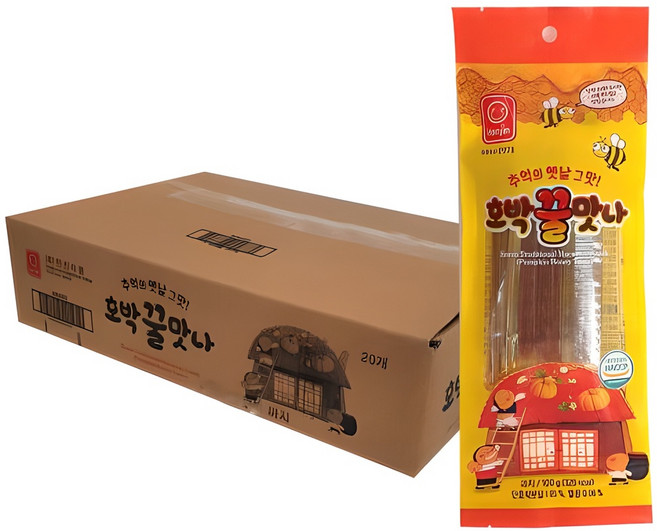 한진식품 호박꿀맛나, 100g, 20개