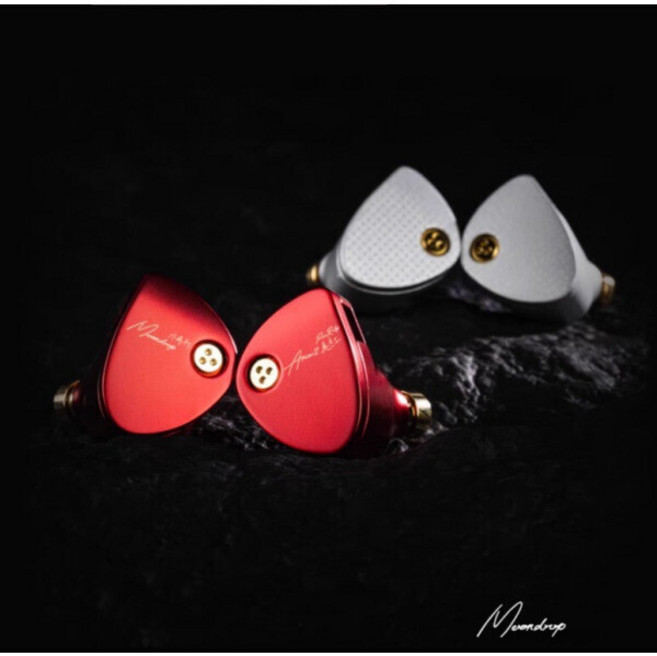MOONDROP aria2 유선 헤드셋 이어폰 HiFi음질 4.4/3.5단자, 레드