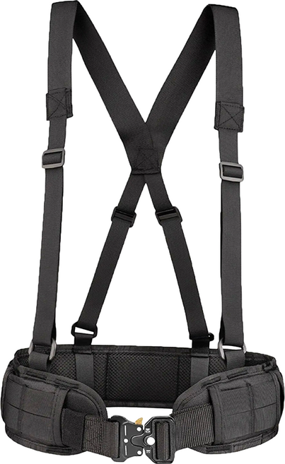 알케이브 전술벨트 코브라벨트 원터치 몰리 택티컬 X반도 밴드 서바이벌 밀리터리 군인 낚시, 블랙BK, 1개