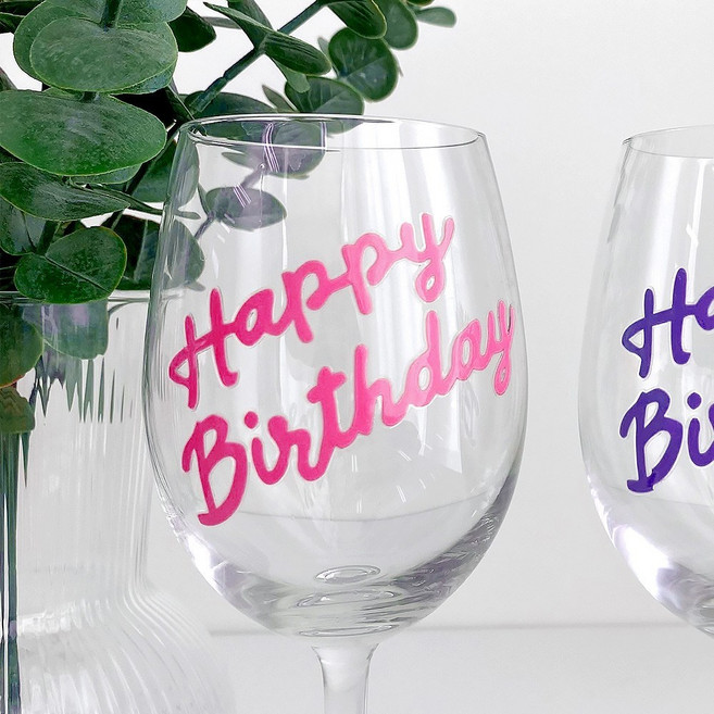 HBD 컬러 레터링 시트지, 오렌지