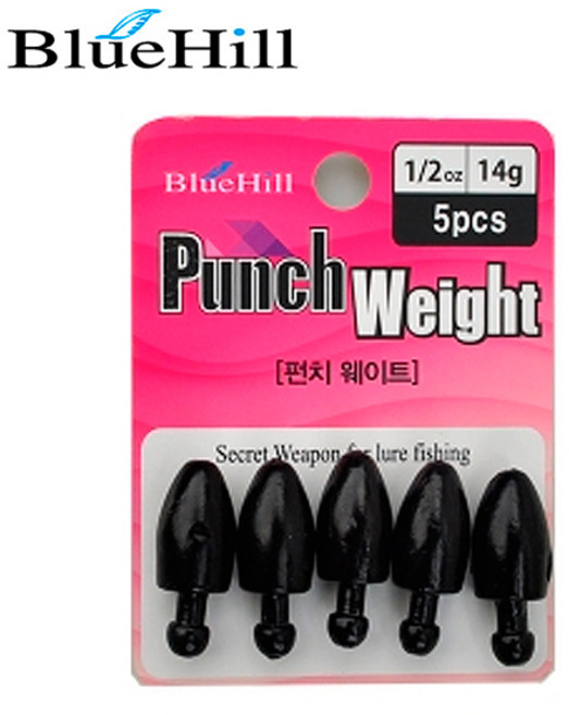 블루힐 튜닝 펀치 웨이트/펀치싱커/펀치리그/러버지그, 1개