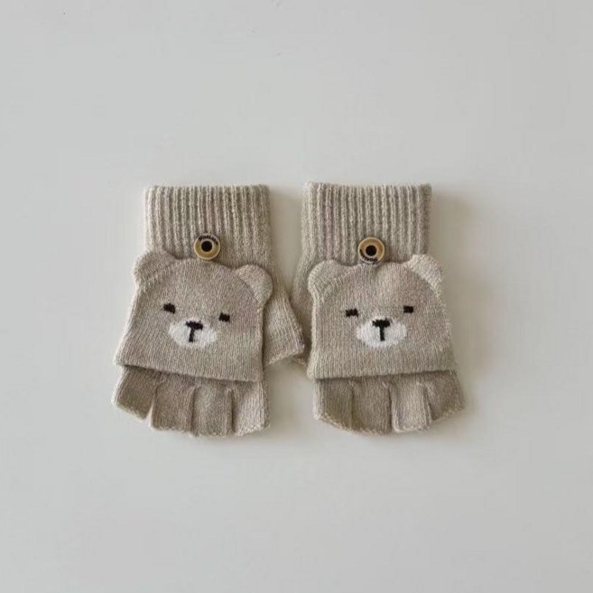 백백이나라 아동용 손가락 반장갑