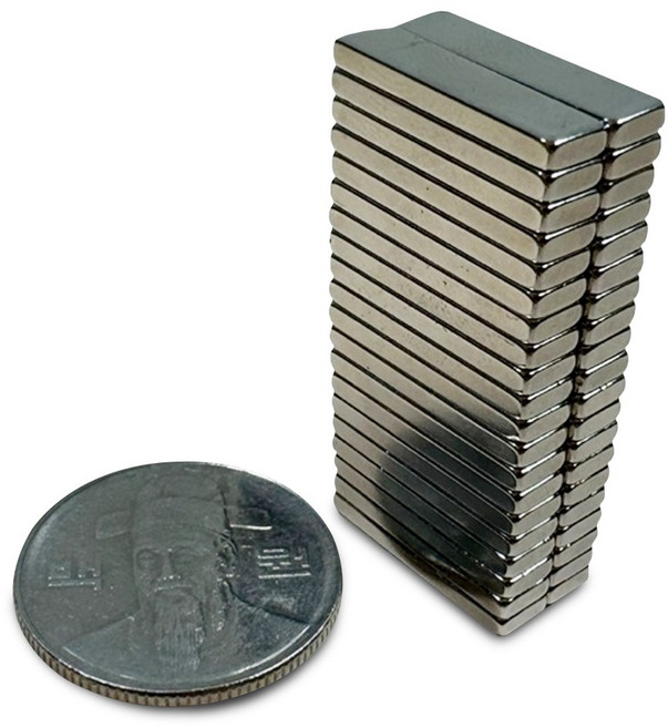 20*5*2 네오디움 사각자석 NS 지름 20mm x 5mm x 2mm [니즈], 40