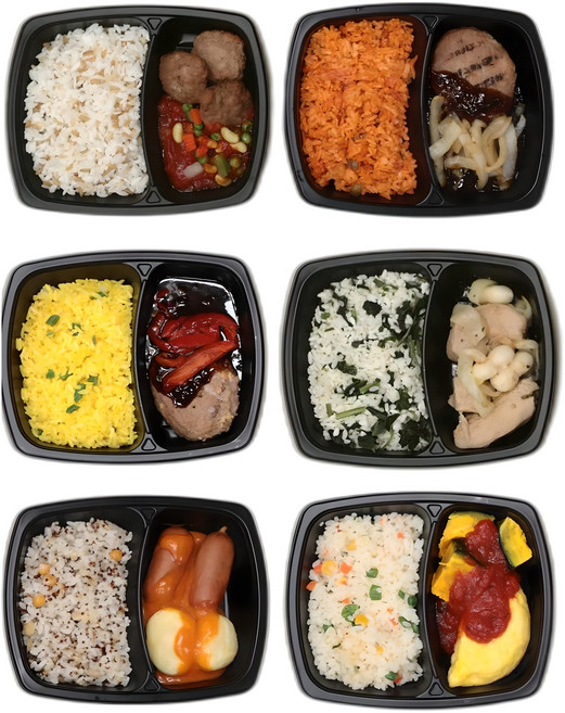 작심 시즌3 3800 냉동도시락 6종 12팩, 230g, 12개