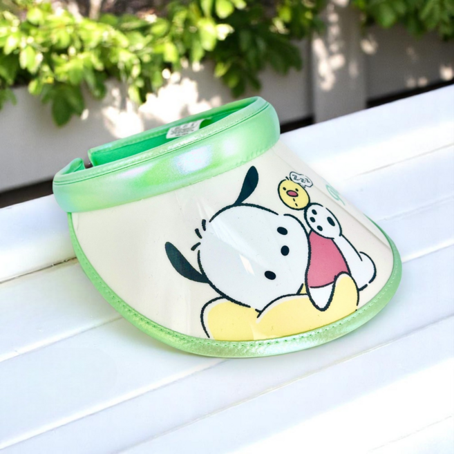 산리오 시나모롤 키즈 썬캡 여름 어린이 자외선 차단 모자 아동 빛나는 챙 여아 선캡 블루