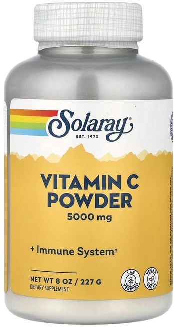 솔라레이 비타민C 파우더 5000mg 227g(8oz), 1개, 227g - 쿠팡