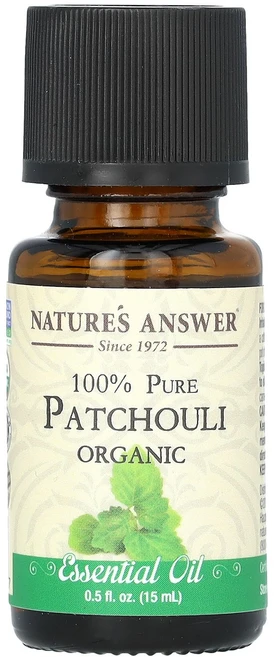 Nature's Answer 유기농 에센셜 오일 순수 100% 파촐리 15ml(0.5fl oz) Answer (네이처스 앤서) - 쿠팡