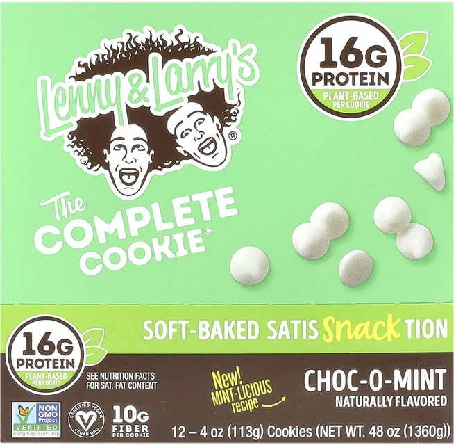 Lenny & Larry's The Complete Cookie® Choc-O-Mint 12개입 개당 113g(4oz), LennyLarrysTheCompleteCookieCh - 쿠팡