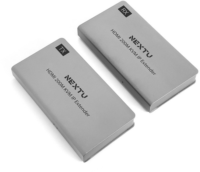 넥스트유 FHD HDMI KVM 200M 거리연장기, NEXT-1020KVM-IP 1년 무상AS, 1개