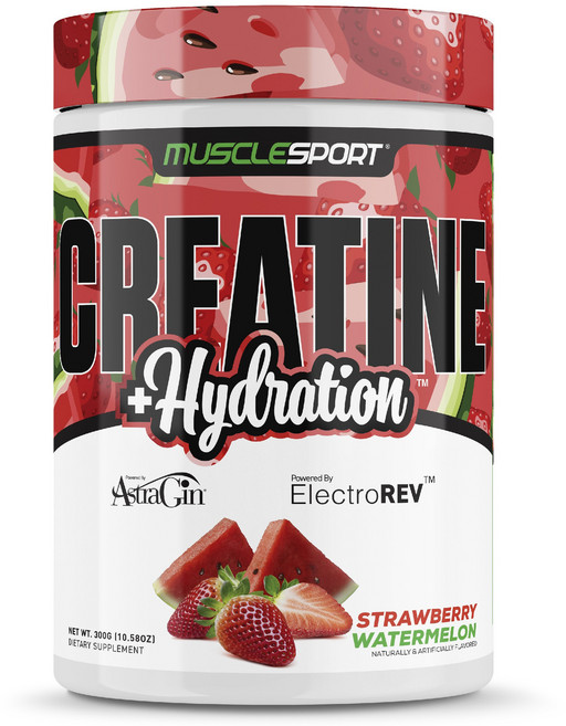 MUSCLESPORT 肌酸補水粉 草莓西瓜, 1個