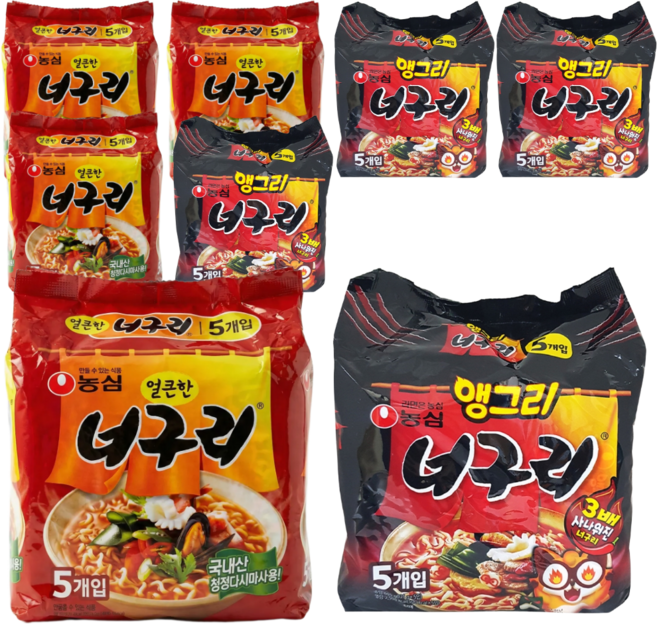 너구리 세트 너구리20 + 앵그리너구리20