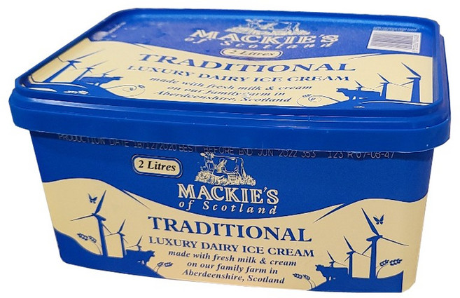 코스트코 맥키스 데어리 아이스크림 아이스박스+드라이아이스 추가 포장 (한여름에는 추가를 추천), 2L, 1개