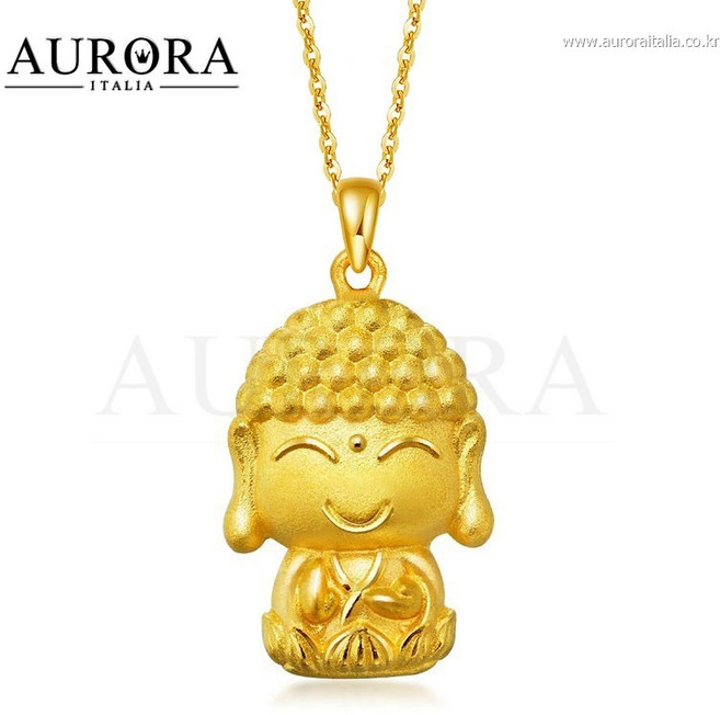 불교 아기 부처님 백옥 목걸이 BUDD-2026