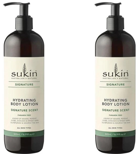 (호주직배) 수킨 하이드레이팅 바디로션 500ml 2개 Sukin Signature Hydrating Body Lotion 500ml - 쿠팡