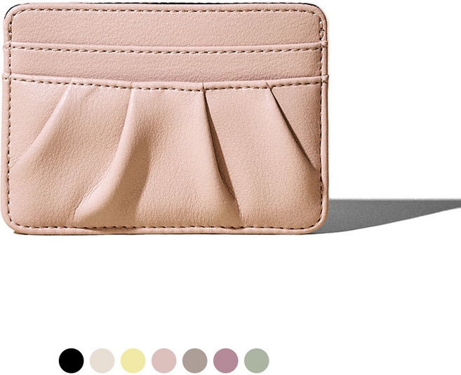 르마스크 도우 플랫 가죽 카드지갑