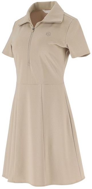 엘르골프 여성 밑단 주름 포인트 반팔 원피스 6k 24801 pt