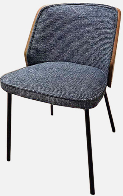 光悅制作 CM-327 薩爾多餐椅 氣質餐椅, 柚木藍布, 1件