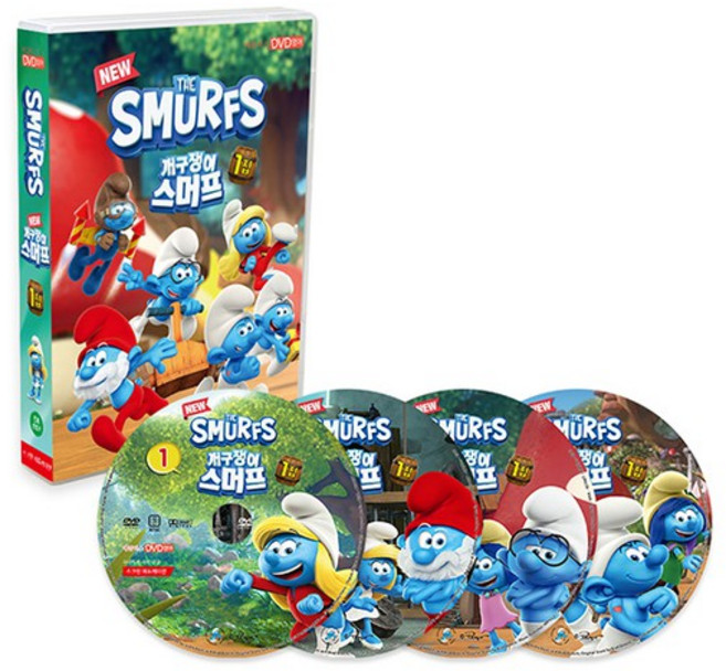 [DVD] NEW The Smurfs 개구쟁이 스머프 1집, 없음