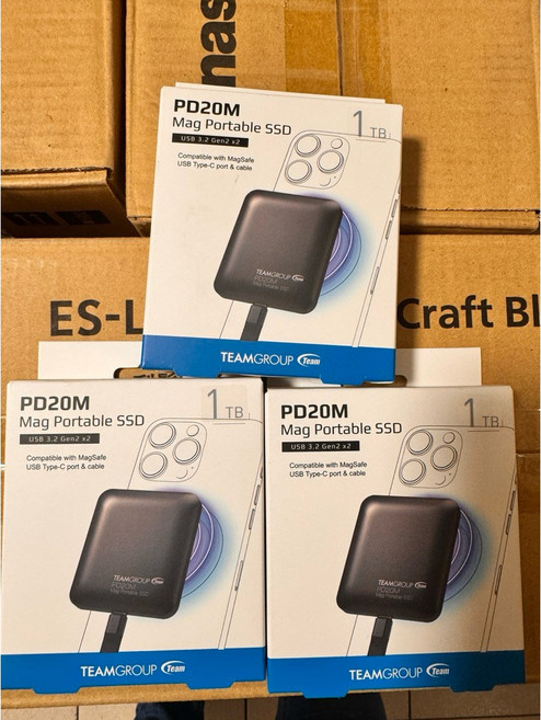 Team 十銓 PD20M 1TB MagSafe 磁吸外接式固態硬碟