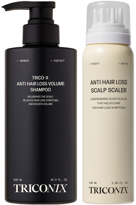 트리코닉스 트리코엑스 탈모완화 두피 노폐물 케어 SET(샴푸 500ml + 스케일러 100ml), 1세트