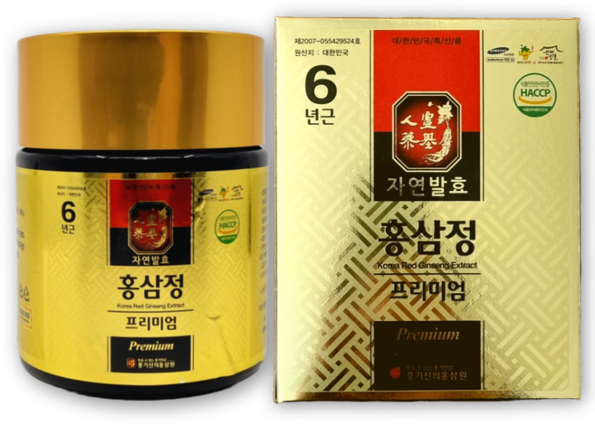 대용량 착한가격 발효홍삼정 프리미엄 풍기홍삼 농축액 600g, 1개