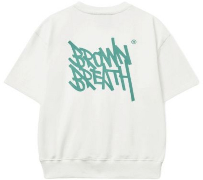 국내매장판 브라운브레스 키즈 반팔티 KIDS TAG COTTON MTM TEE - CREAM KLMMST002CR 395309