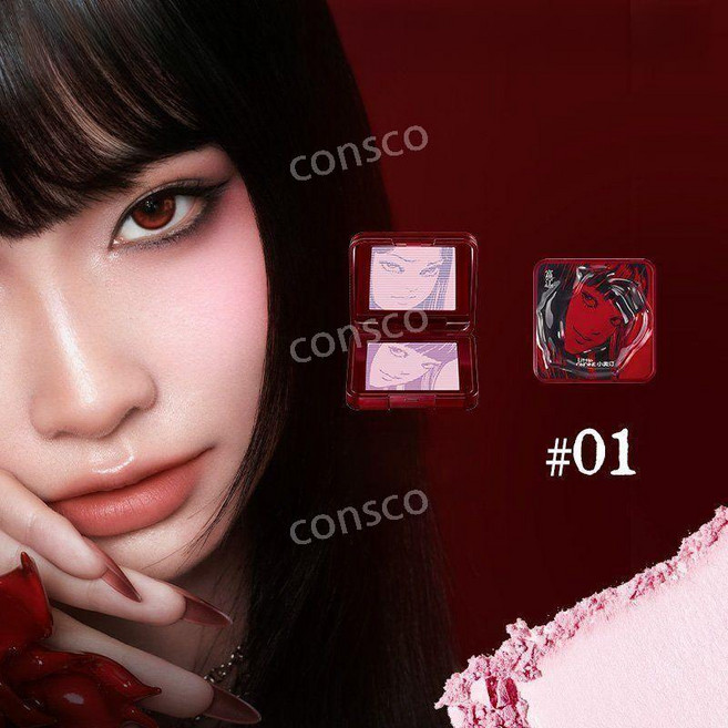 Little ondine 리틀온딘 이토준지 토미에 콜라보 블러셔, 10g, 01, 1개