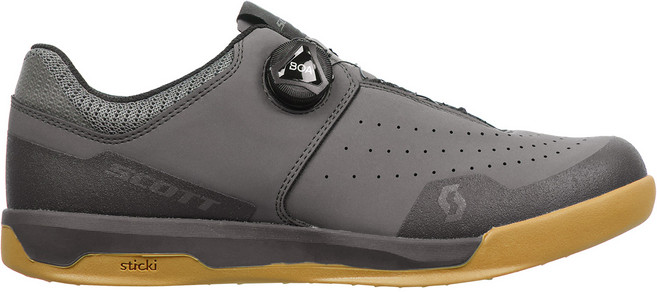 스캇 자전거 신발 스포츠 볼트 슈즈 평페달용 (그레이/블랙) 275905, EU 39, 그레이/블랙