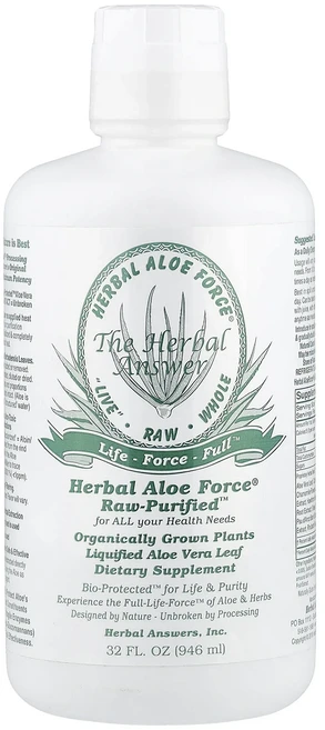 헁복하고 건강하세요 Herbal Answers Herbal Aloe Force® Raw Purified™ 946ml(32fl oz) 늘 챙기셔야합니다, HerbalAnswersHerbalAloeForceRa, 1개, 946ml - 쿠팡