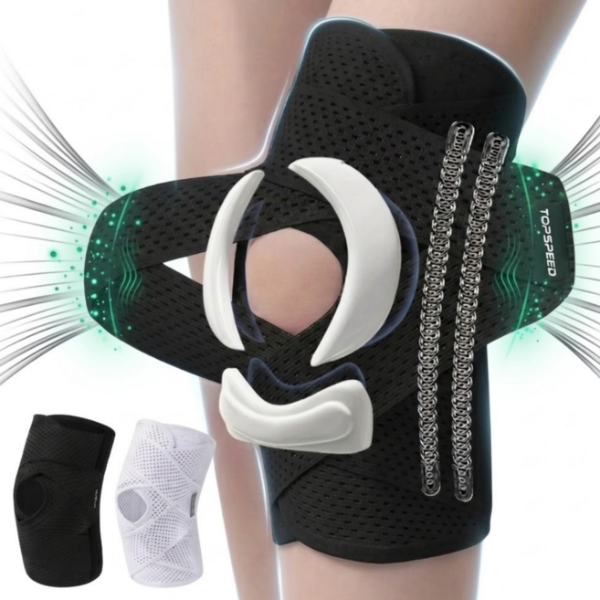 탑스피드 무릎보호대 러닝 슬개골 보호대, 2개