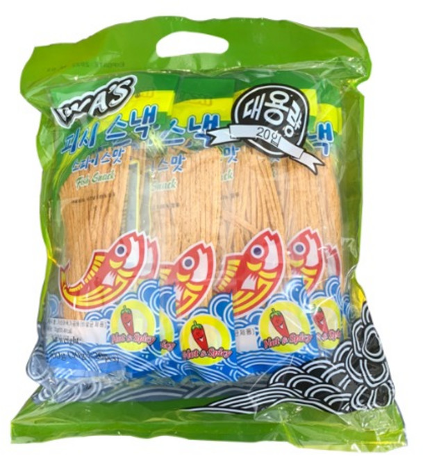 이카스 피시스낵 스파이스맛, 1개, 540g