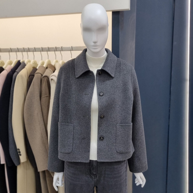 나이스클랍 나이스클랍 카라 핸드에이드 숏 자켓 A261PWC102_DG